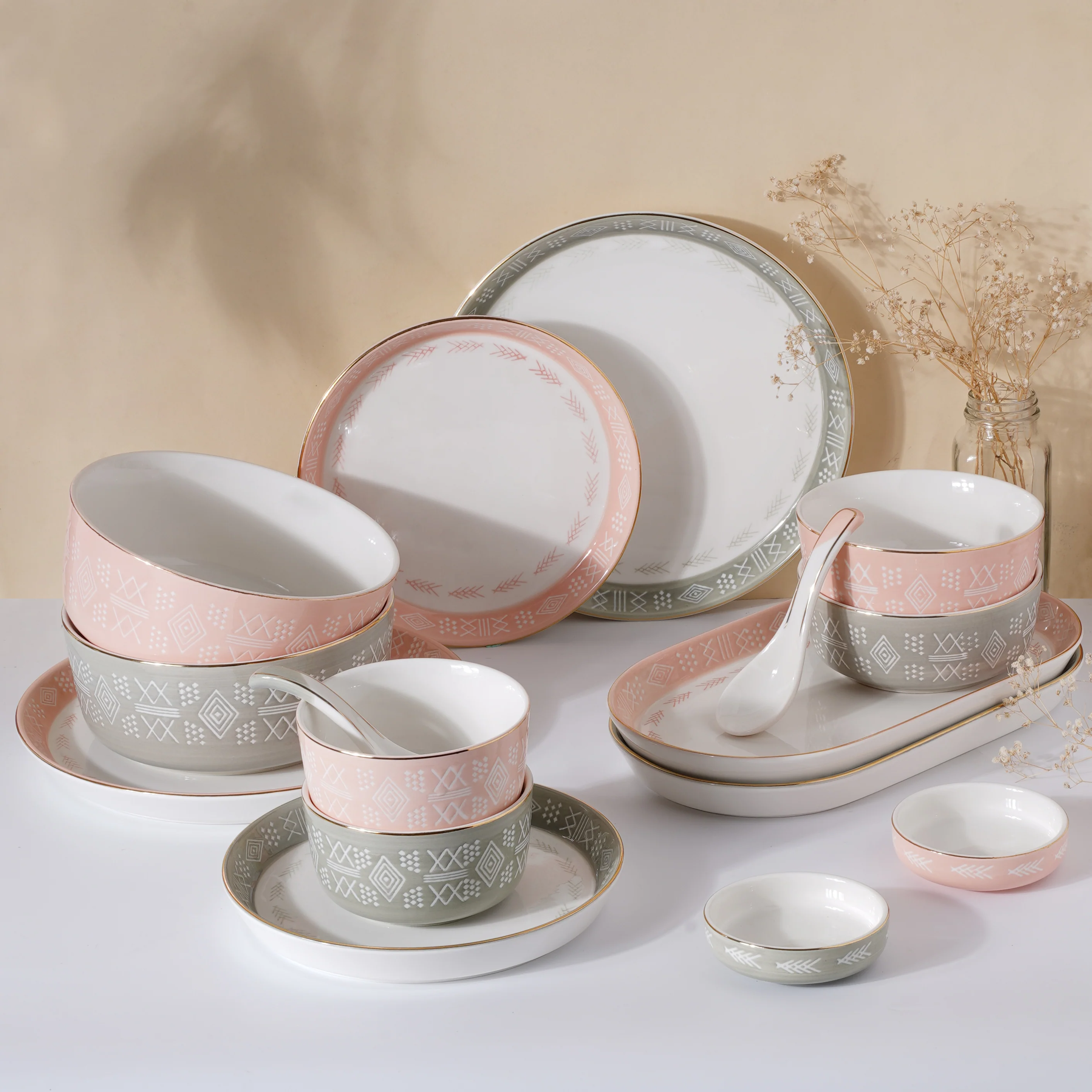 Azo Serving Bowl Grey - Image 7