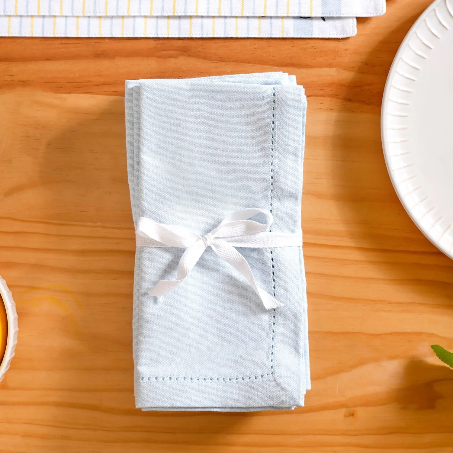 Azzurro Premium Cotton Table Napkin Set Of 6 - Image 6