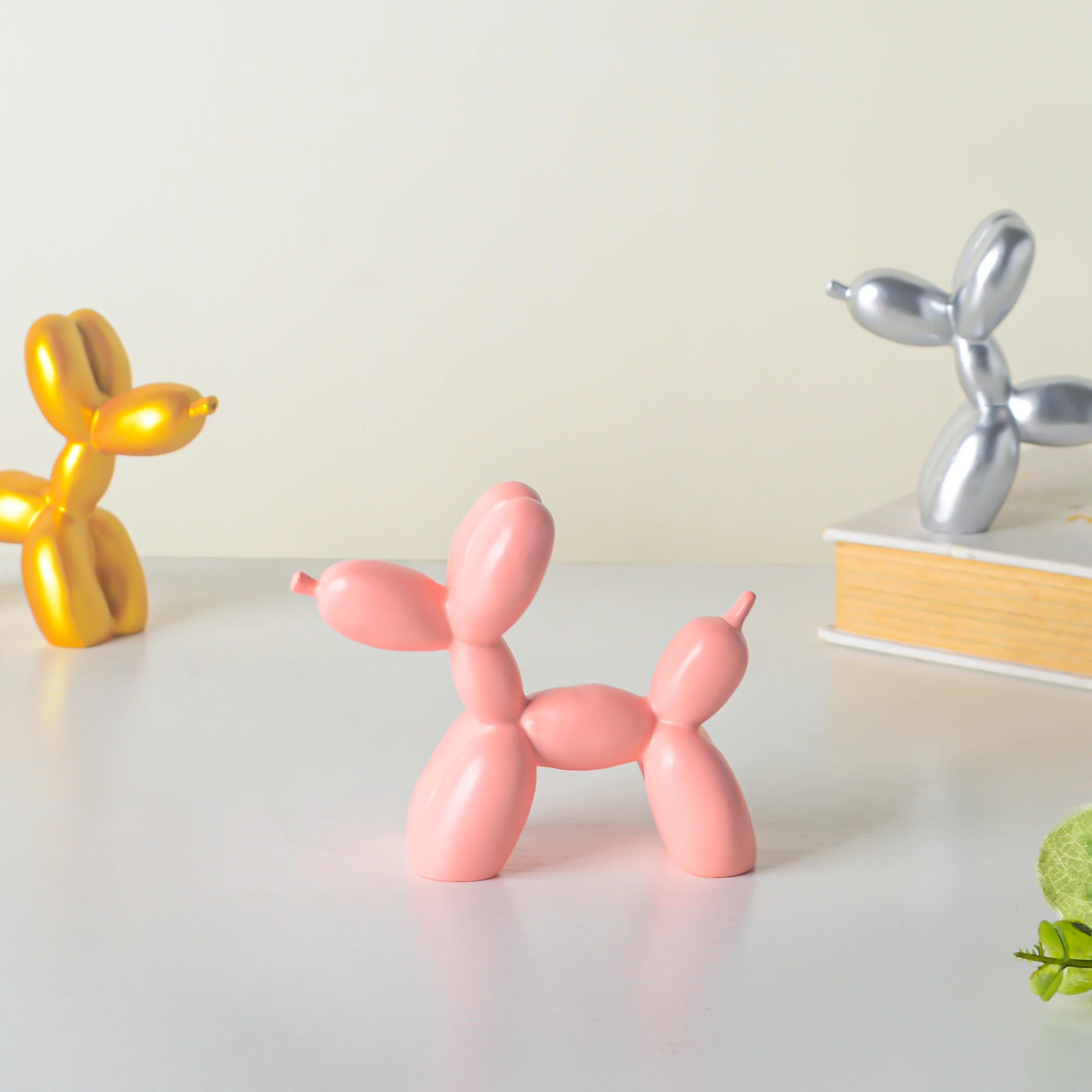 Balloon Dog Resin Mini Showpiece Pink - Image 6