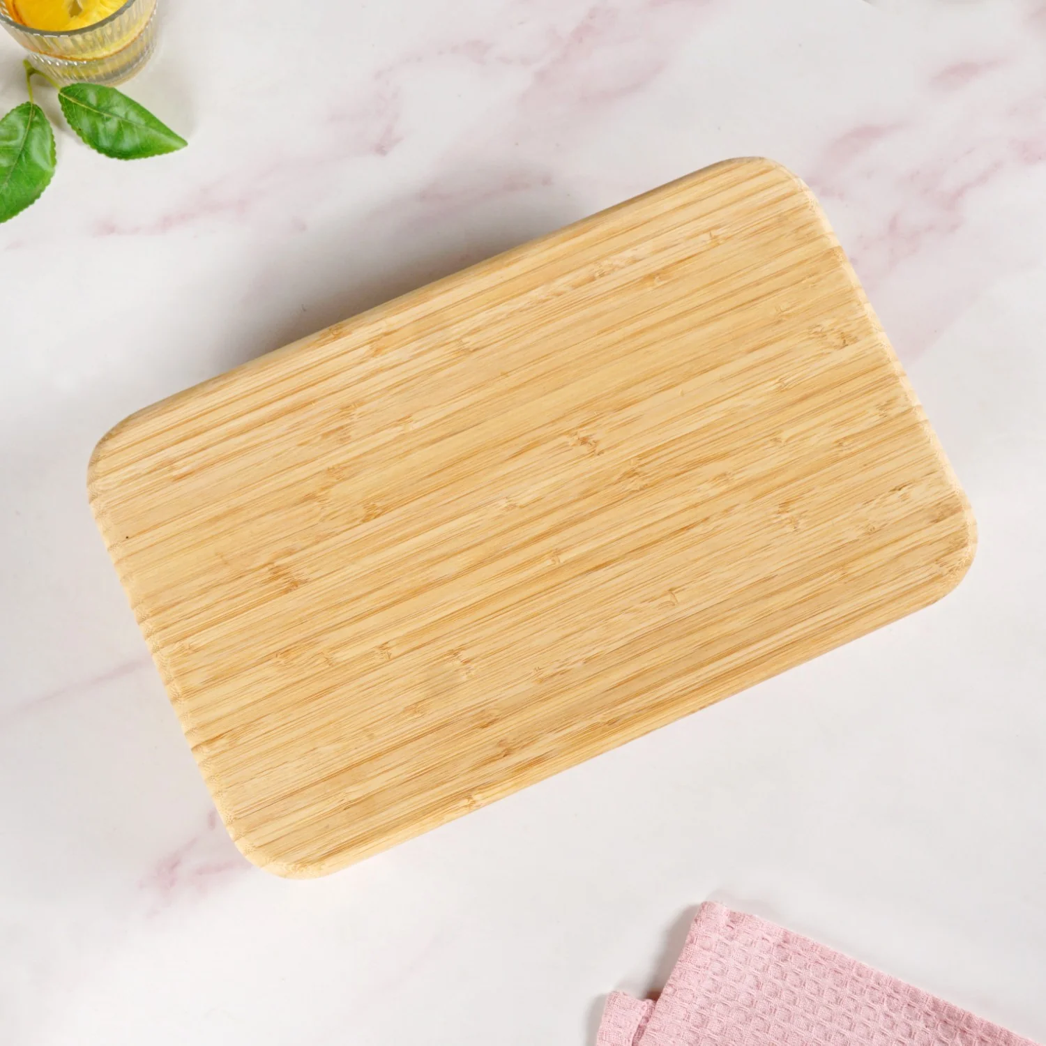 Bamboo Pedestal Serving Platter 13 Inch - Image 2