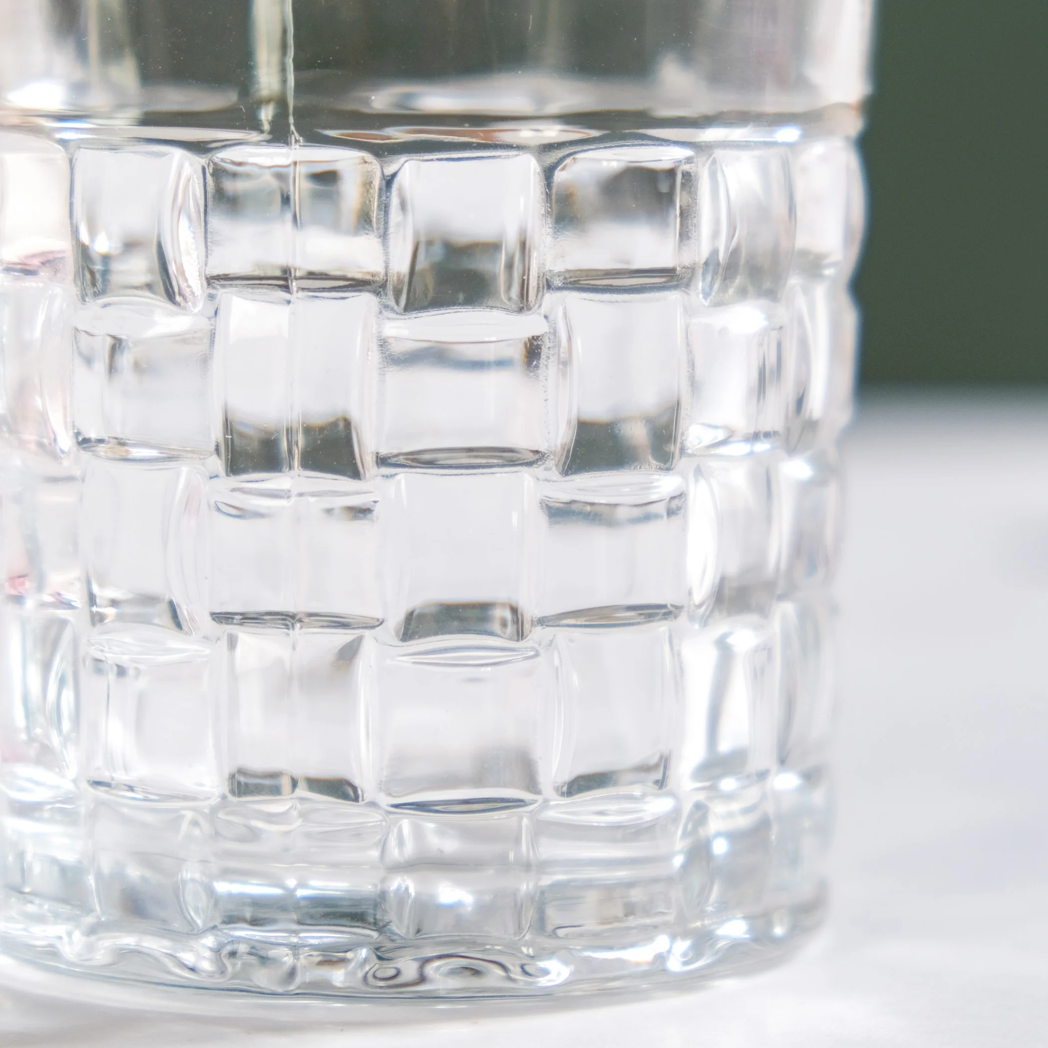 Basket Weave Textured Luxury Whiskey Glass Large Set Of 6 310ml - Image 7