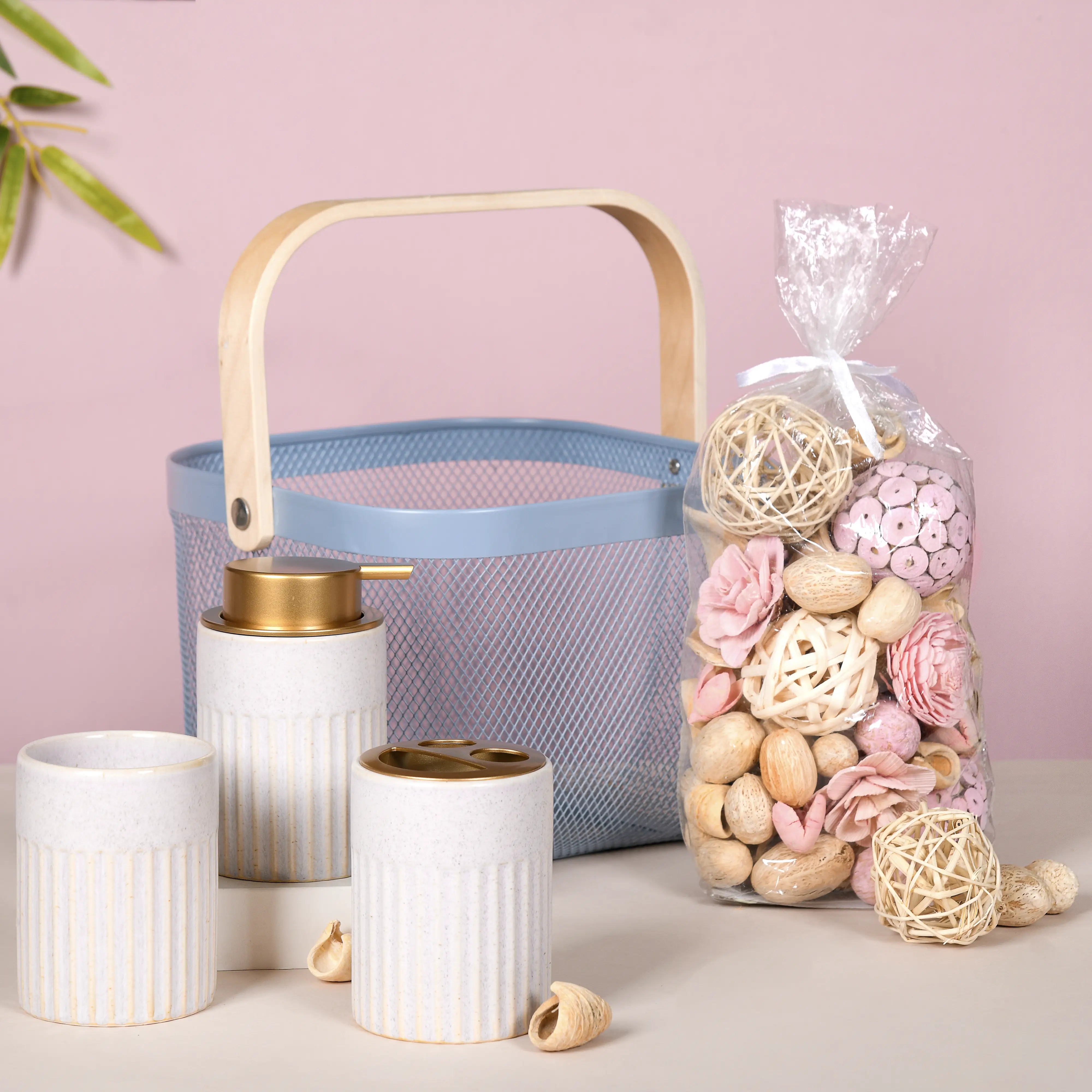 Bath Basket Hamper Set