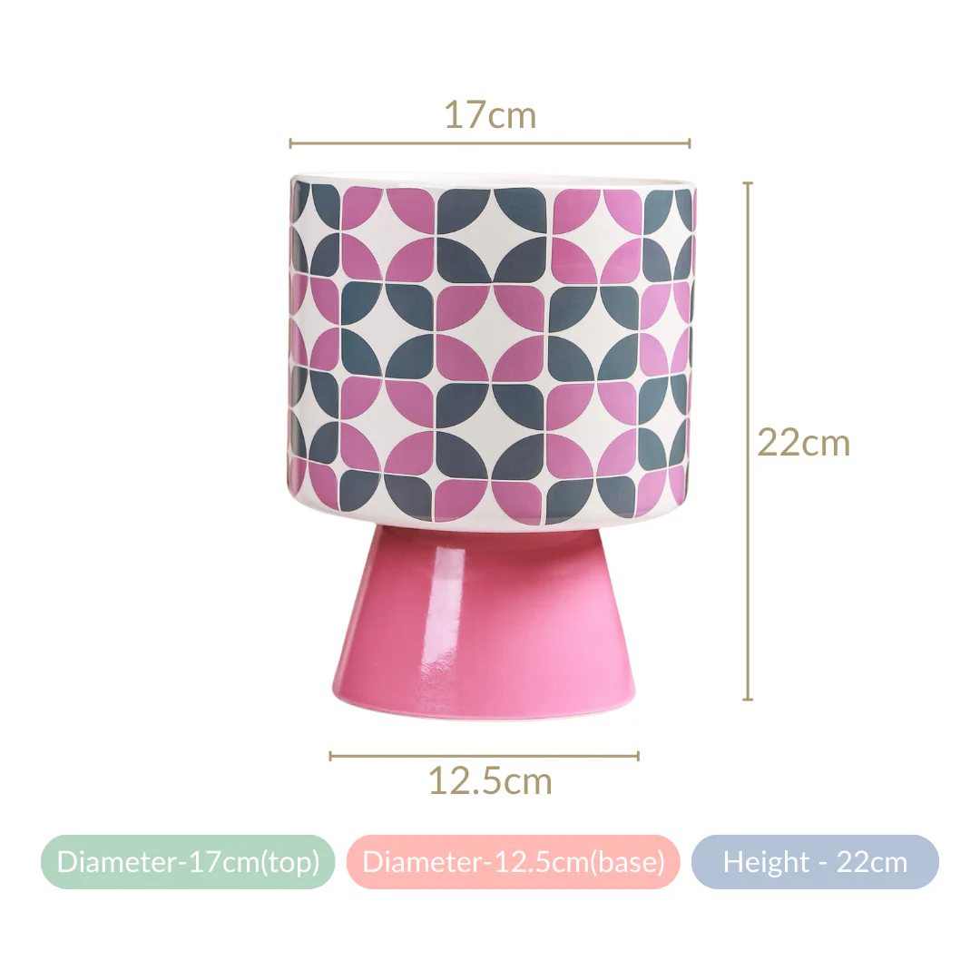 Bauhaus Ceramic Vase With Stand - Image 8