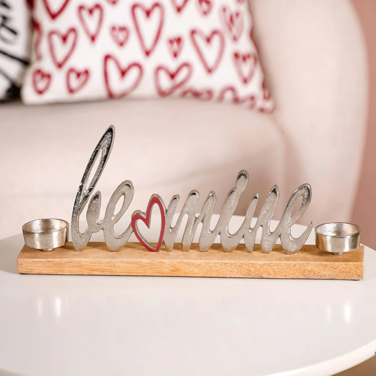 Be Mine Decor Object With Tealight Holder - Image 3