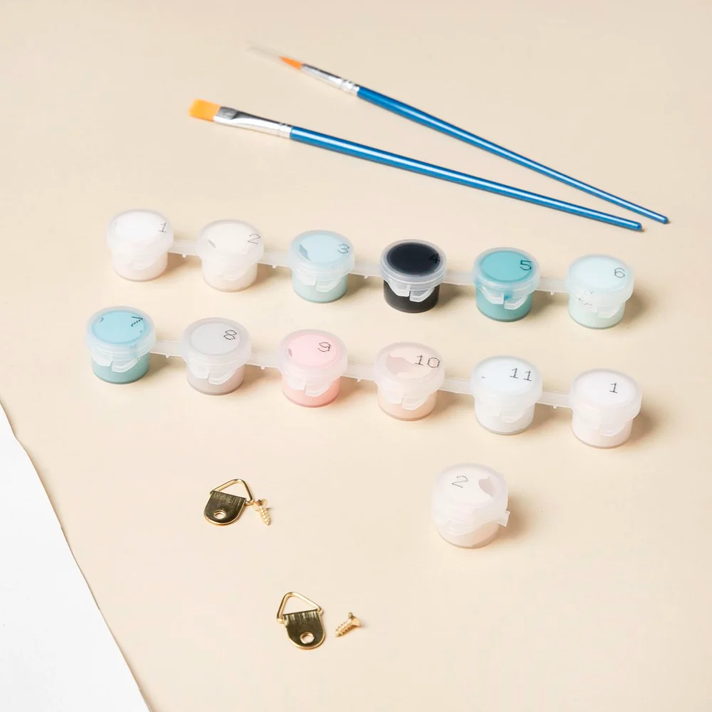 Beach Sunset DIY Paint By Numbers Kit - Image 4