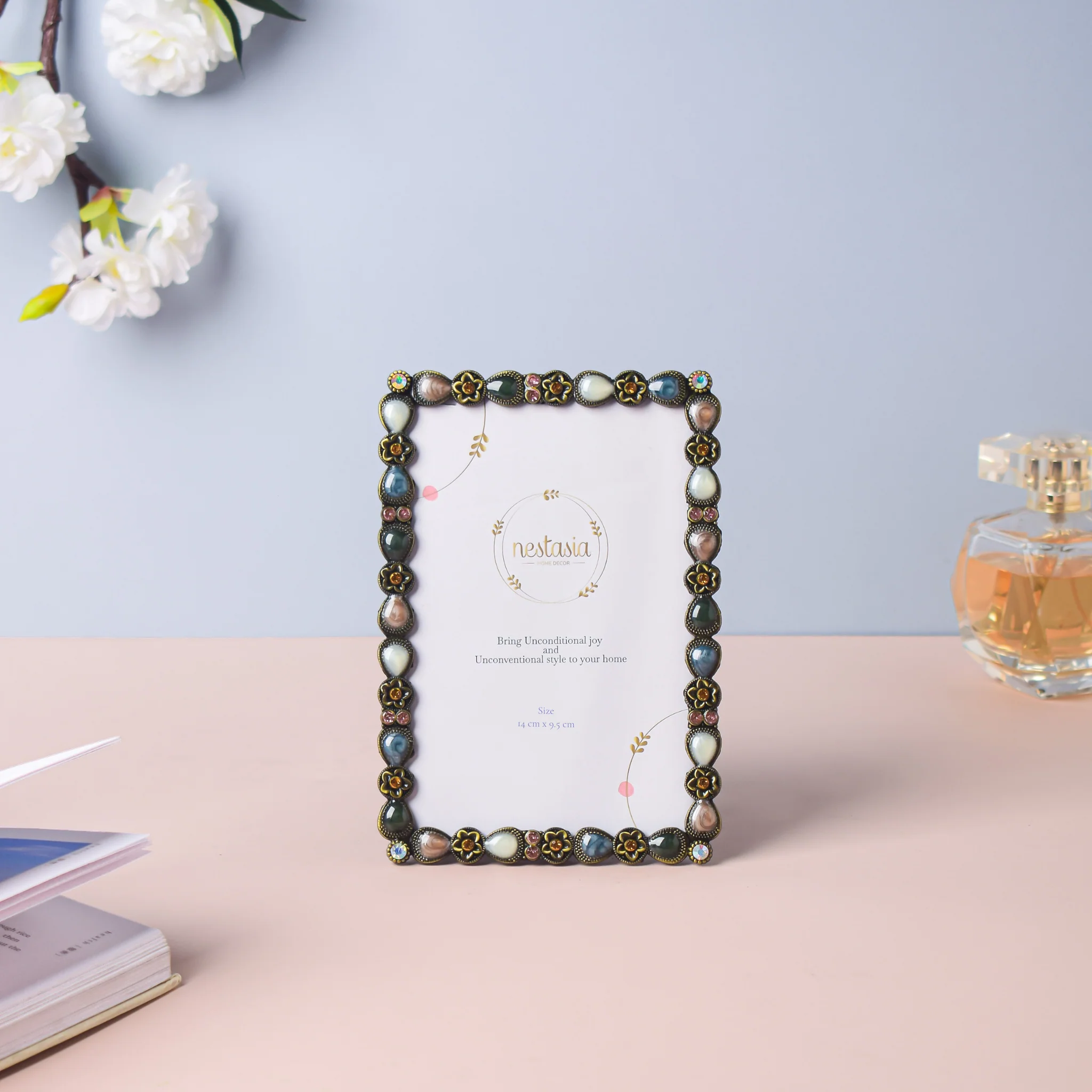 Beaded Vintage Photo Frame Small