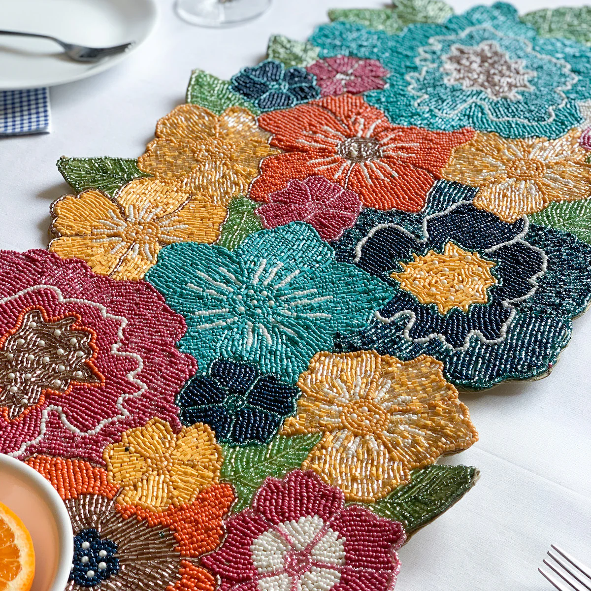 BEADS Floral Runner - Colourful - Image 8
