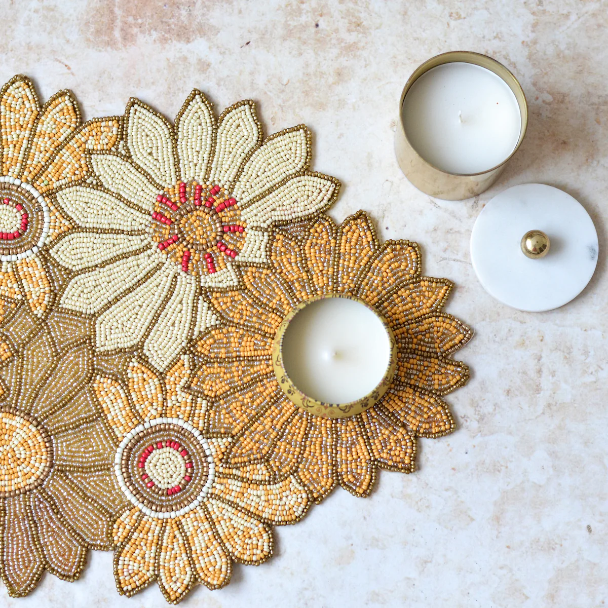 Beads Sunflower Mat - Image 3