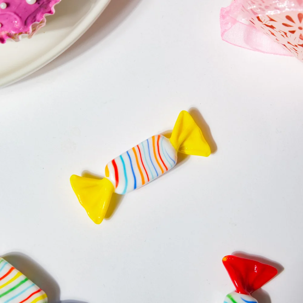 Beam Of Sunshine Yellow Candy Glass Decor