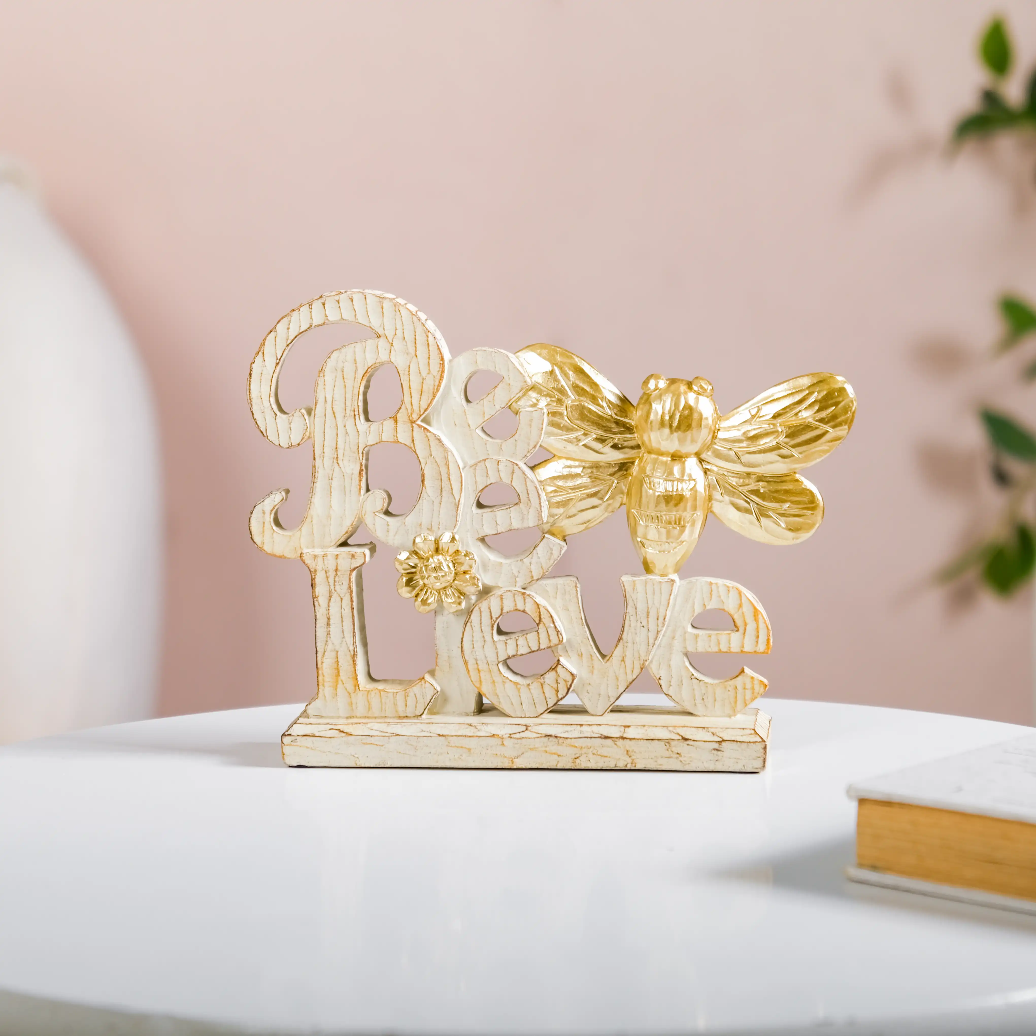 Bee-Lieve Home Letter Decor Object - Image 10
