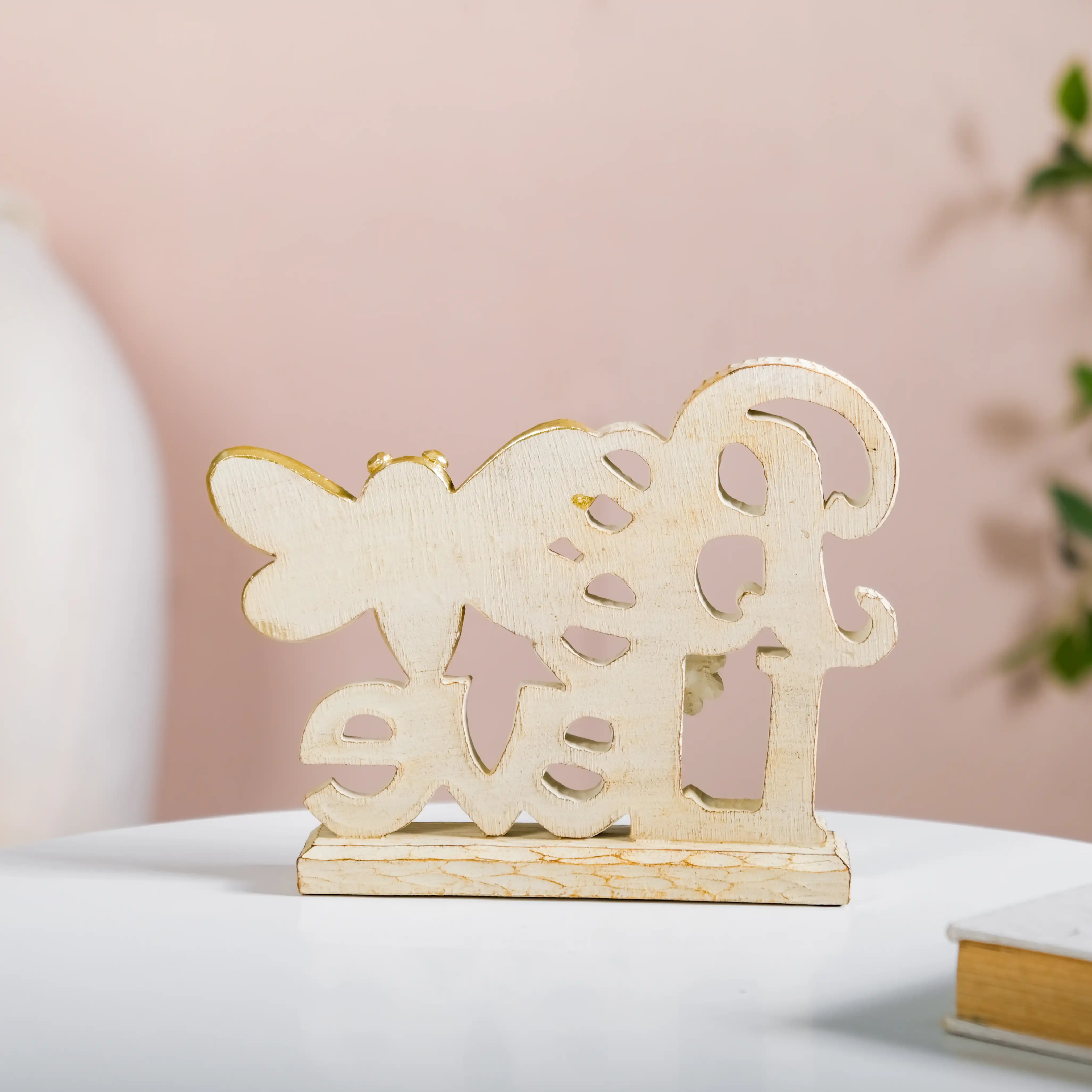 Bee-Lieve Home Letter Decor Object - Image 7