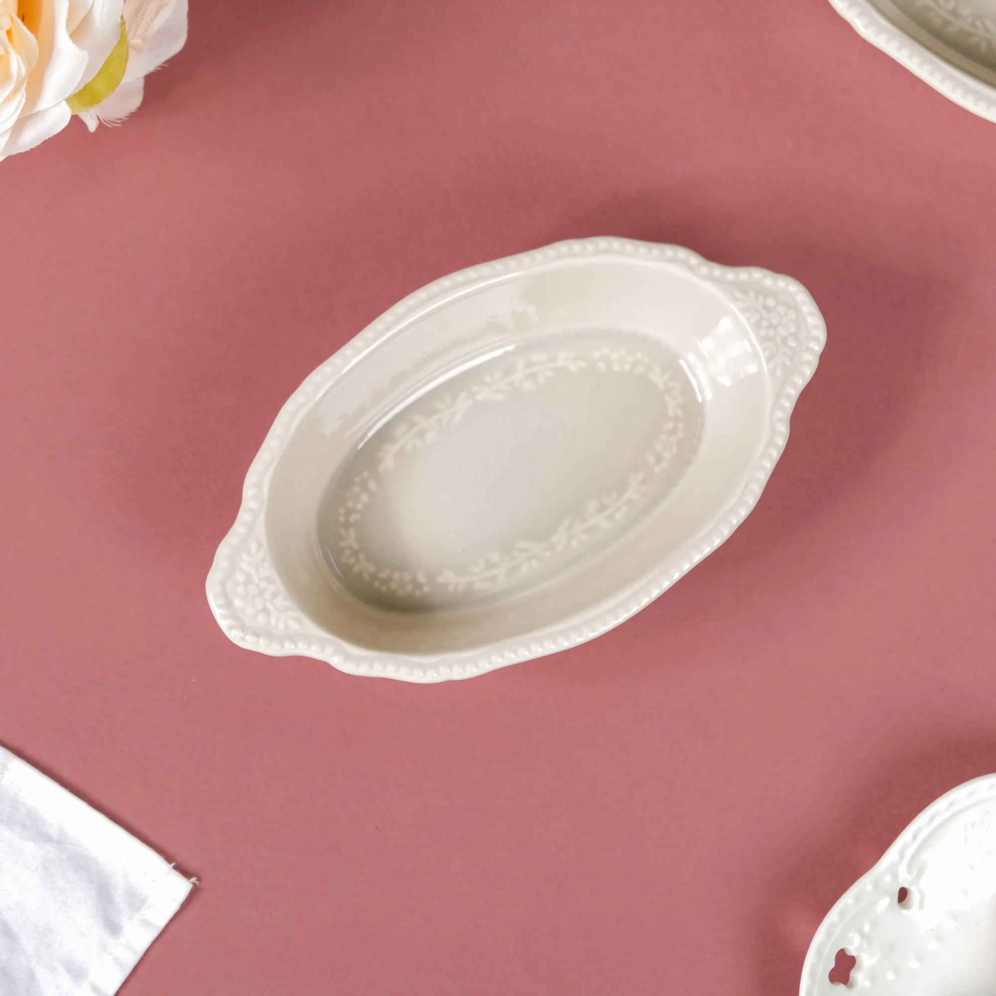 Beige Single Serve Baking Bowl Set Of 4 200ml - Image 4