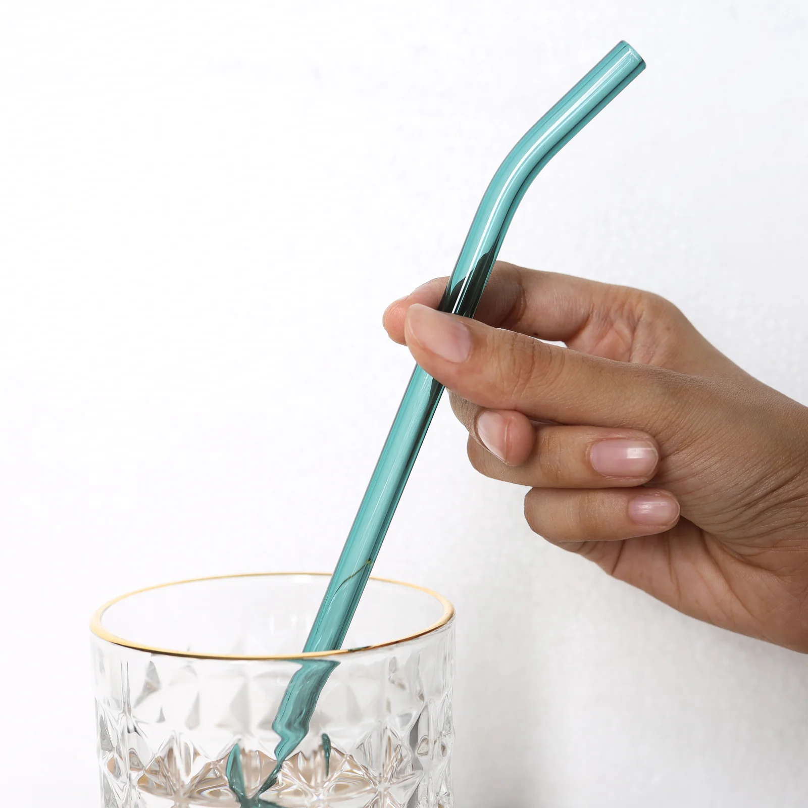 Bent Glass Straw Set of 4 - Image 20