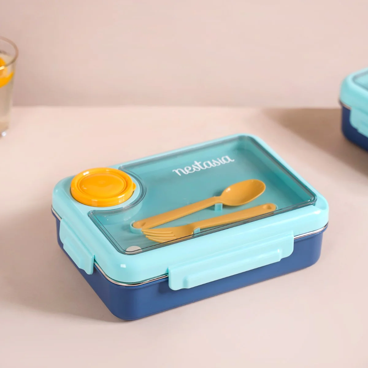 Bento Blue Stainless Steel Tiffin Box 950ml - Image 10