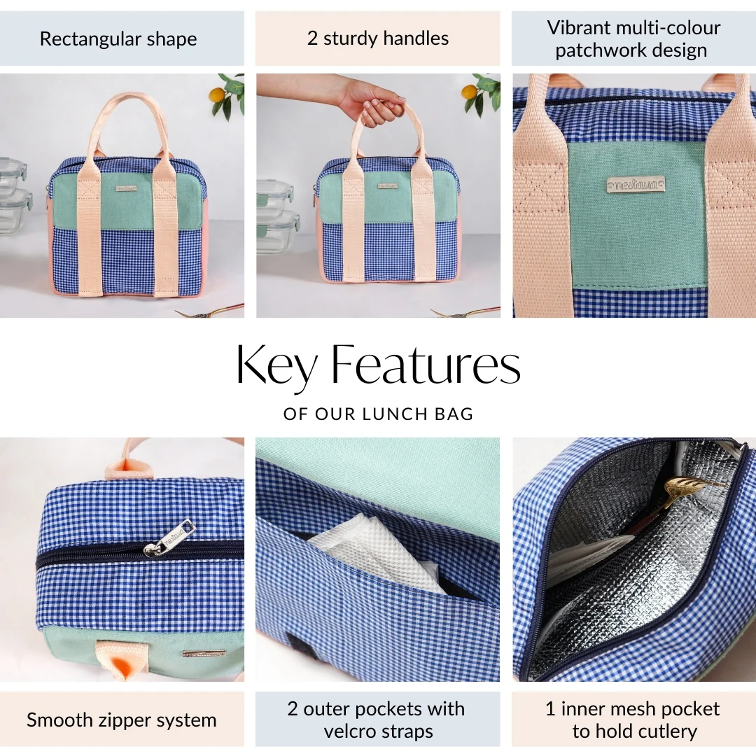 Bento Pop Multicolour Insulated Lunch Bag - Image 5
