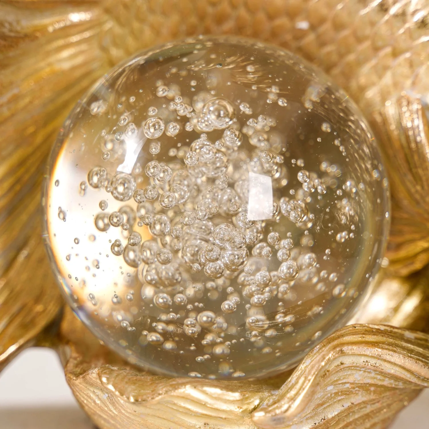 Betta Fish Sculpture With Crystal Ball - Image 5