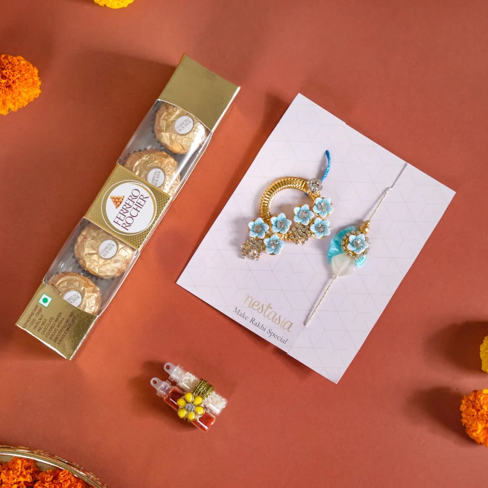 Bhai Bhabhi Rakhi Gift Hamper Set of 3