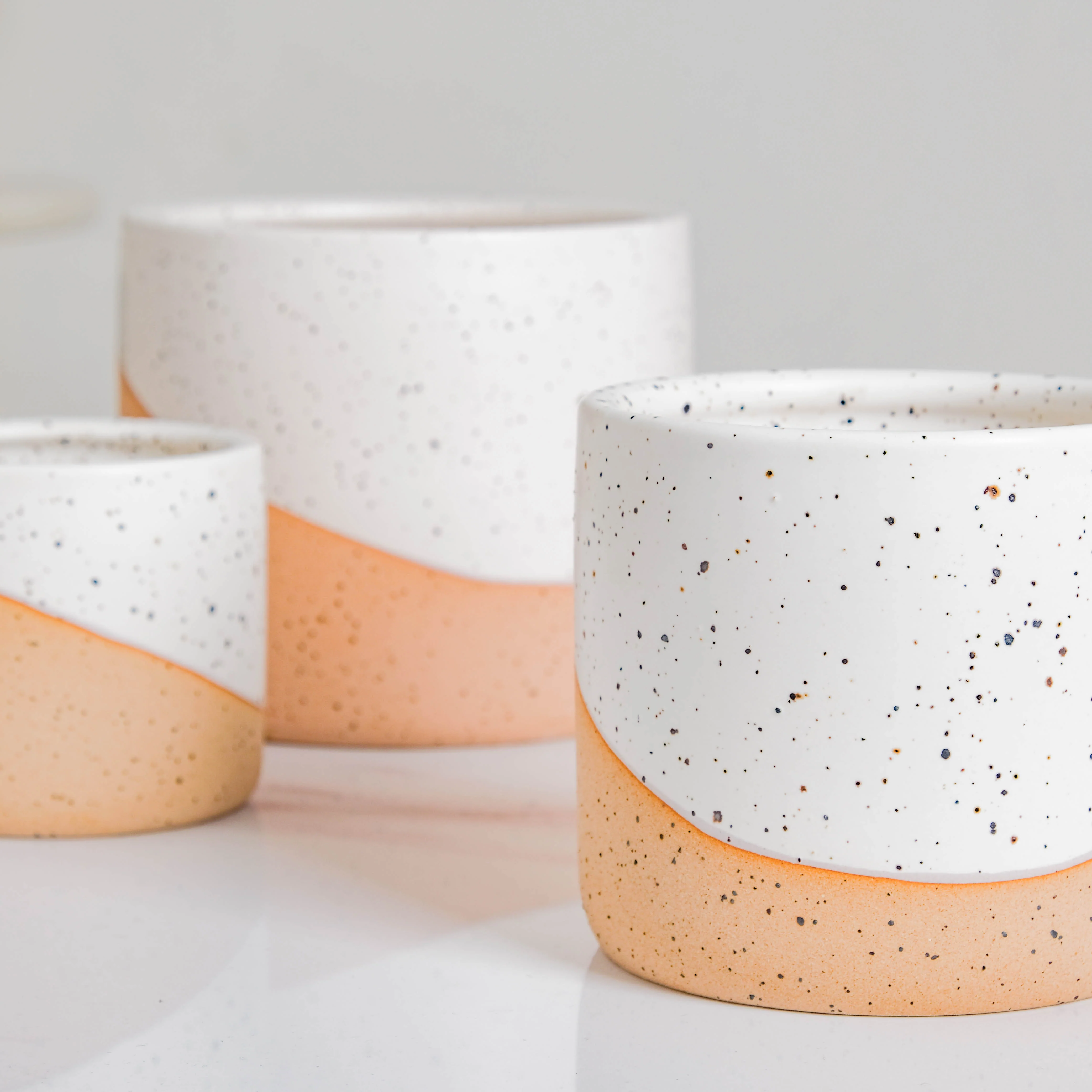 Bicolour Plant Pot Set of 3 - Image 9