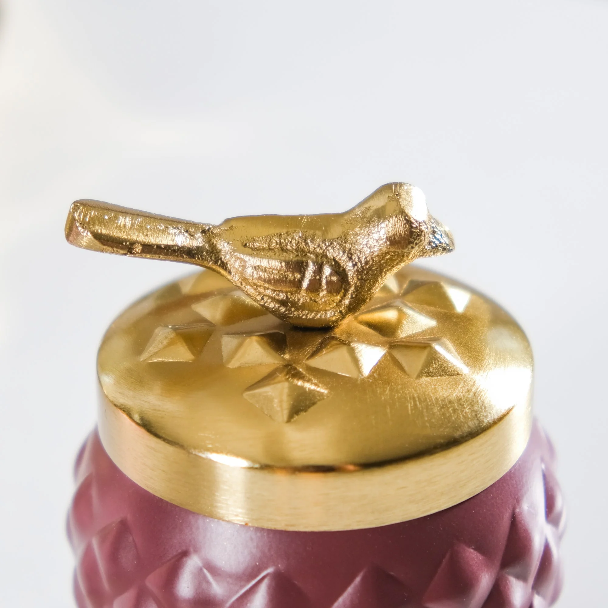Bird Metal Jar With Lid Set of 2 - Image 7