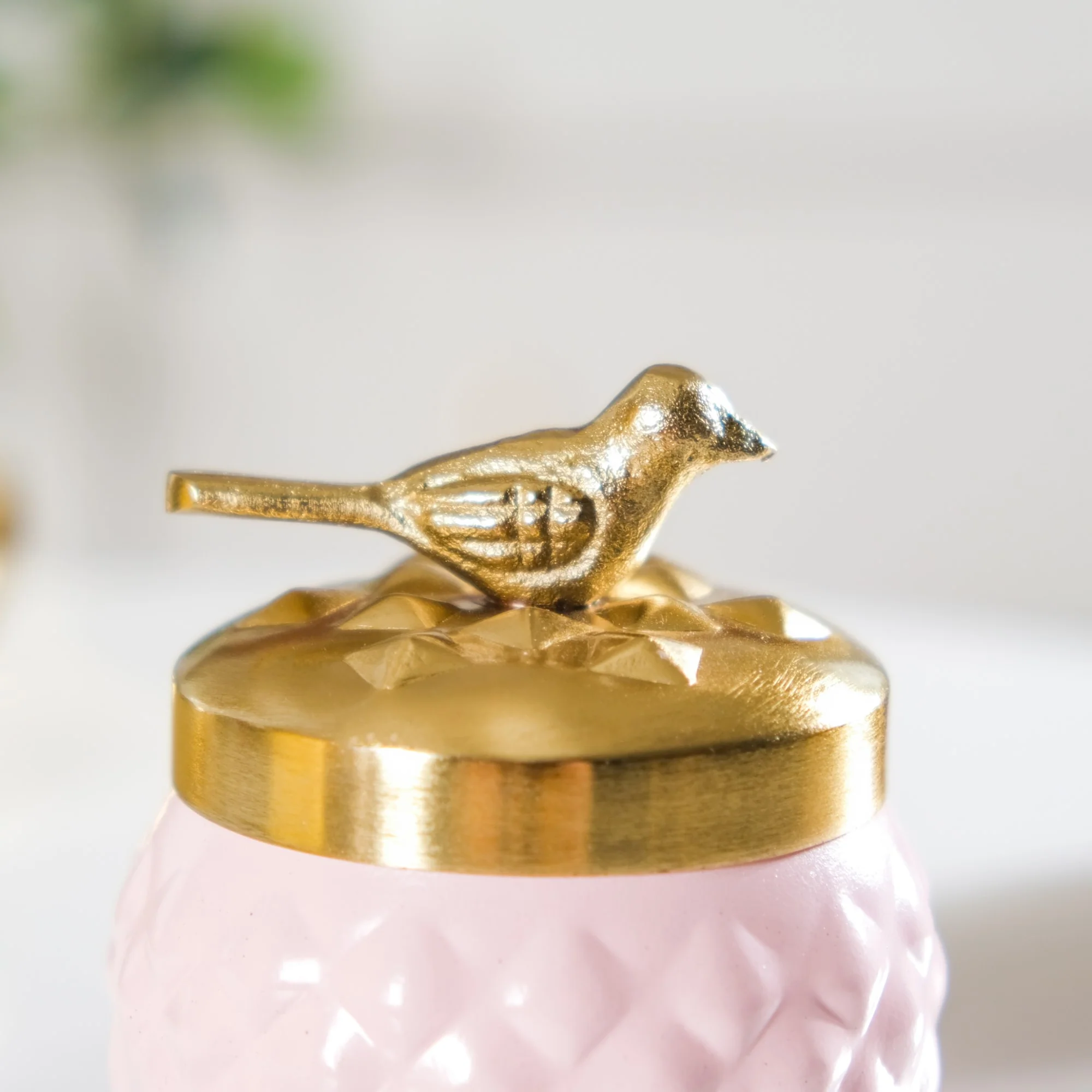 Bird Metal Jar With Lid Set of 2 - Image 9