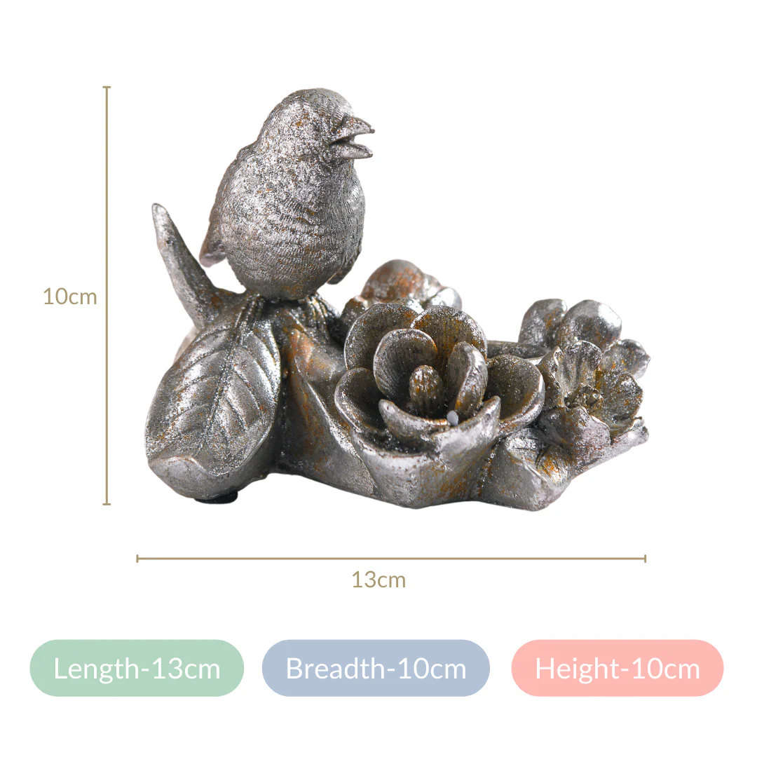 Bird On Branch Candle Stand - Image 7