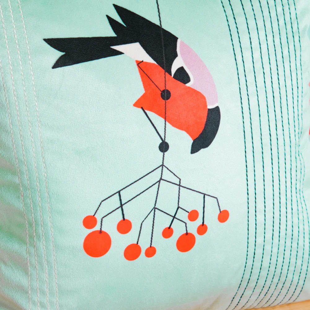 Bird On Twig Cushion Cover 16 inch - Image 2