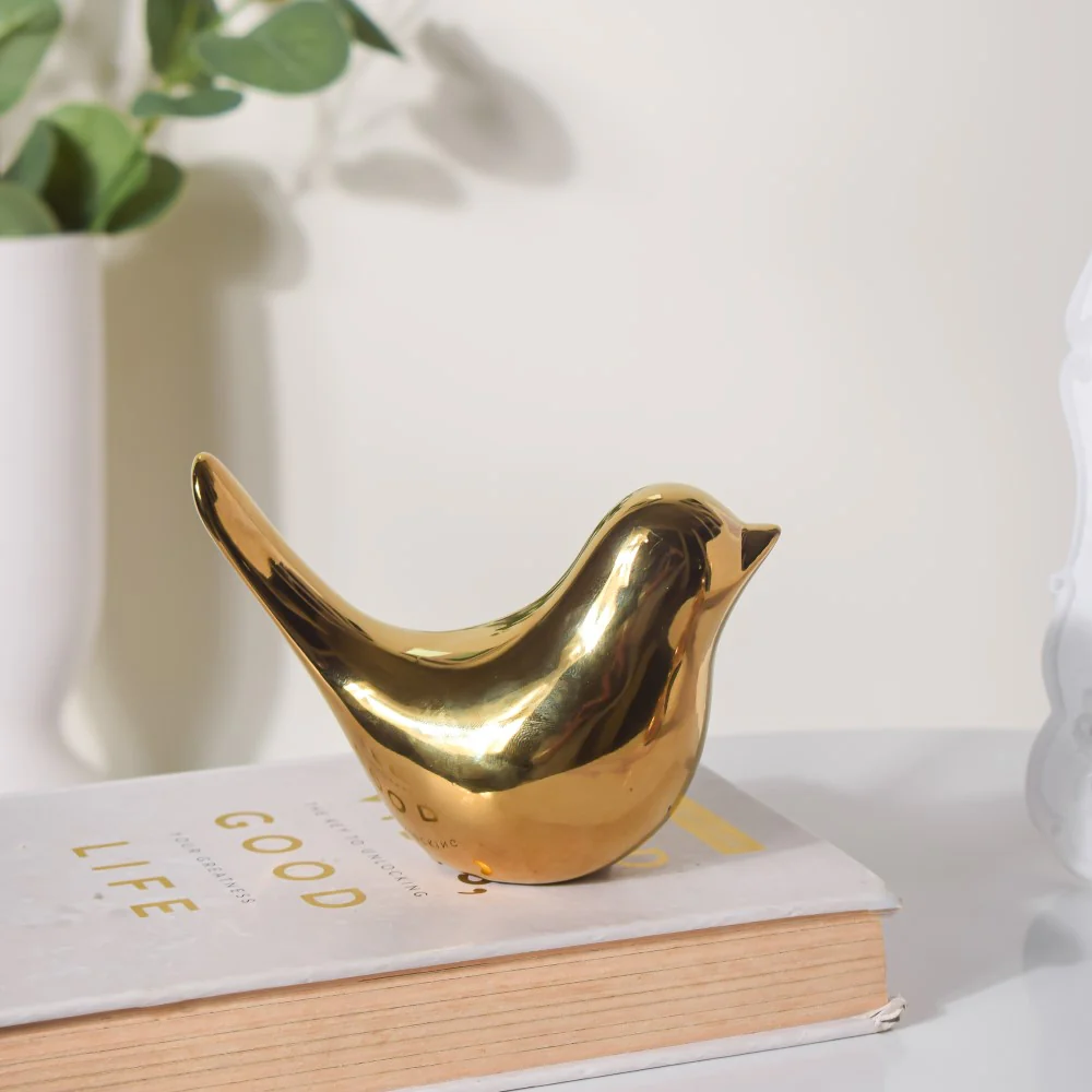 Bird Showpiece Gold Set Of 2 - Image 4