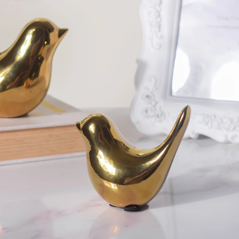Bird Showpiece Gold Set Of 2 - Image 5