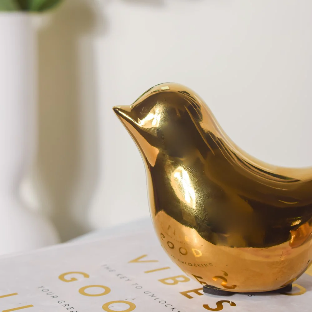 Bird Showpiece Gold Set Of 2 - Image 6