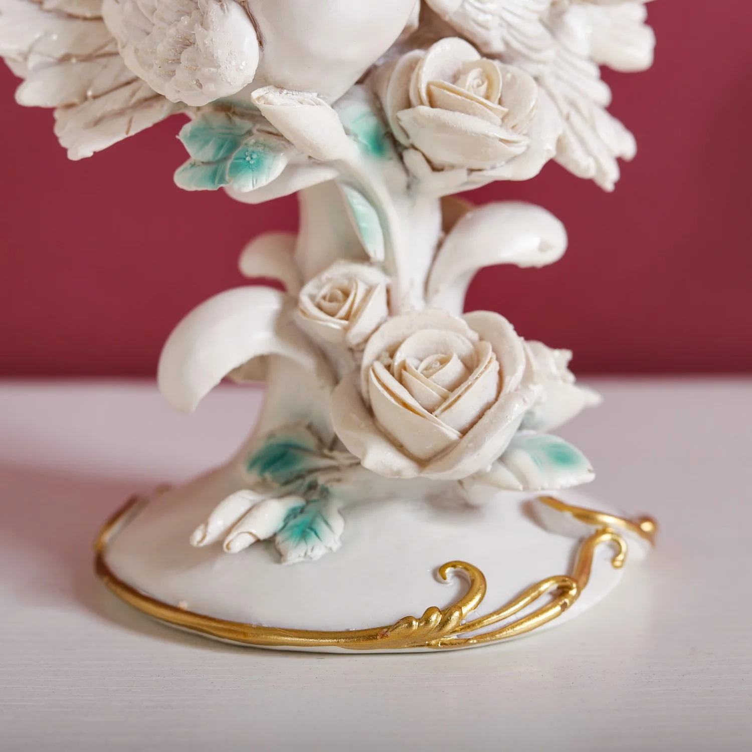 Birds Couple Figurine For Home Decor White - Image 6