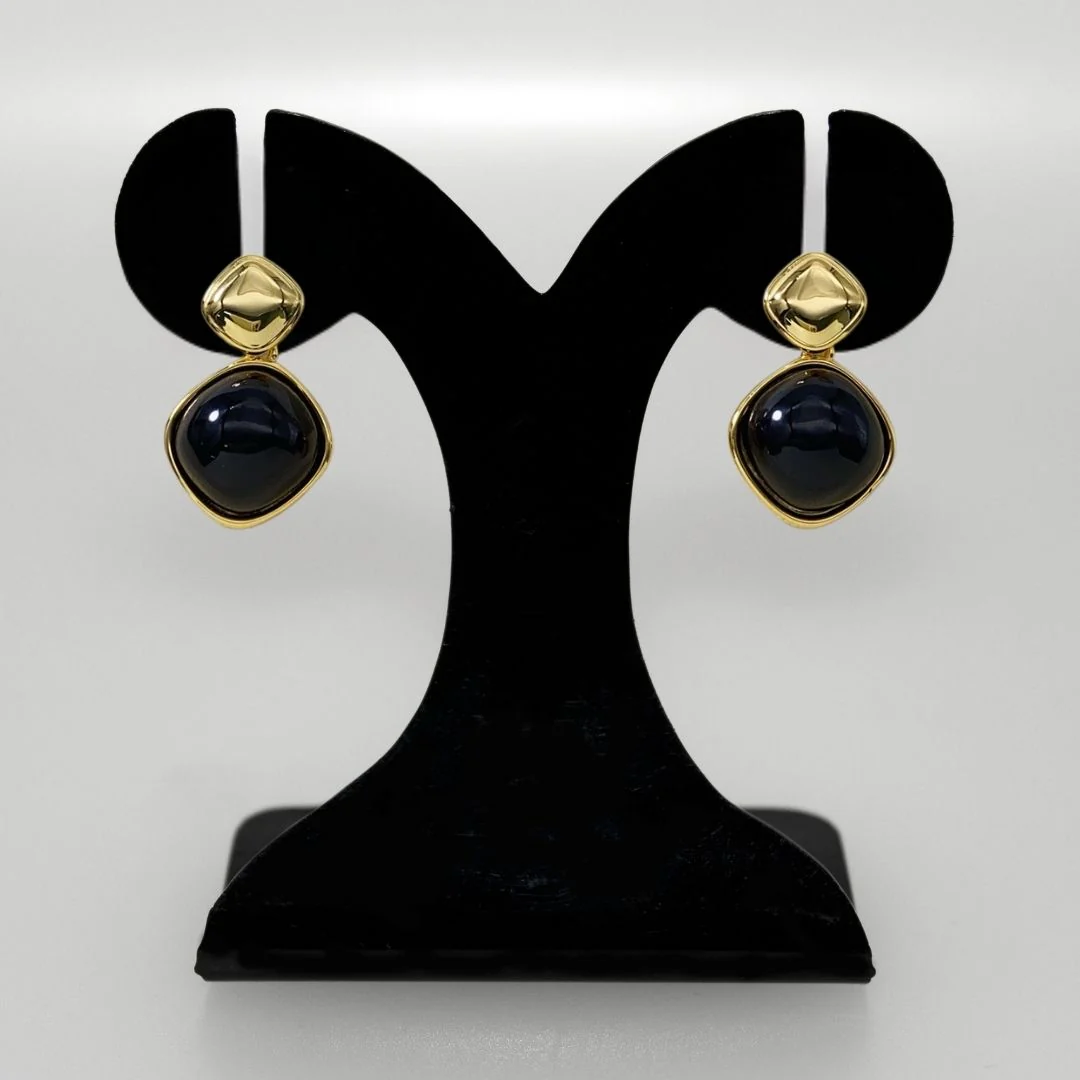 Black And Gold Rhombus Drops - Image 6