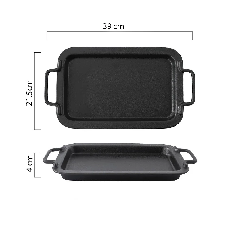 Black Baking Tray With Handle - Image 8