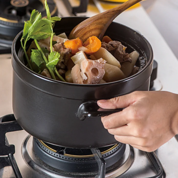 Black Cooking Pot - Image 11