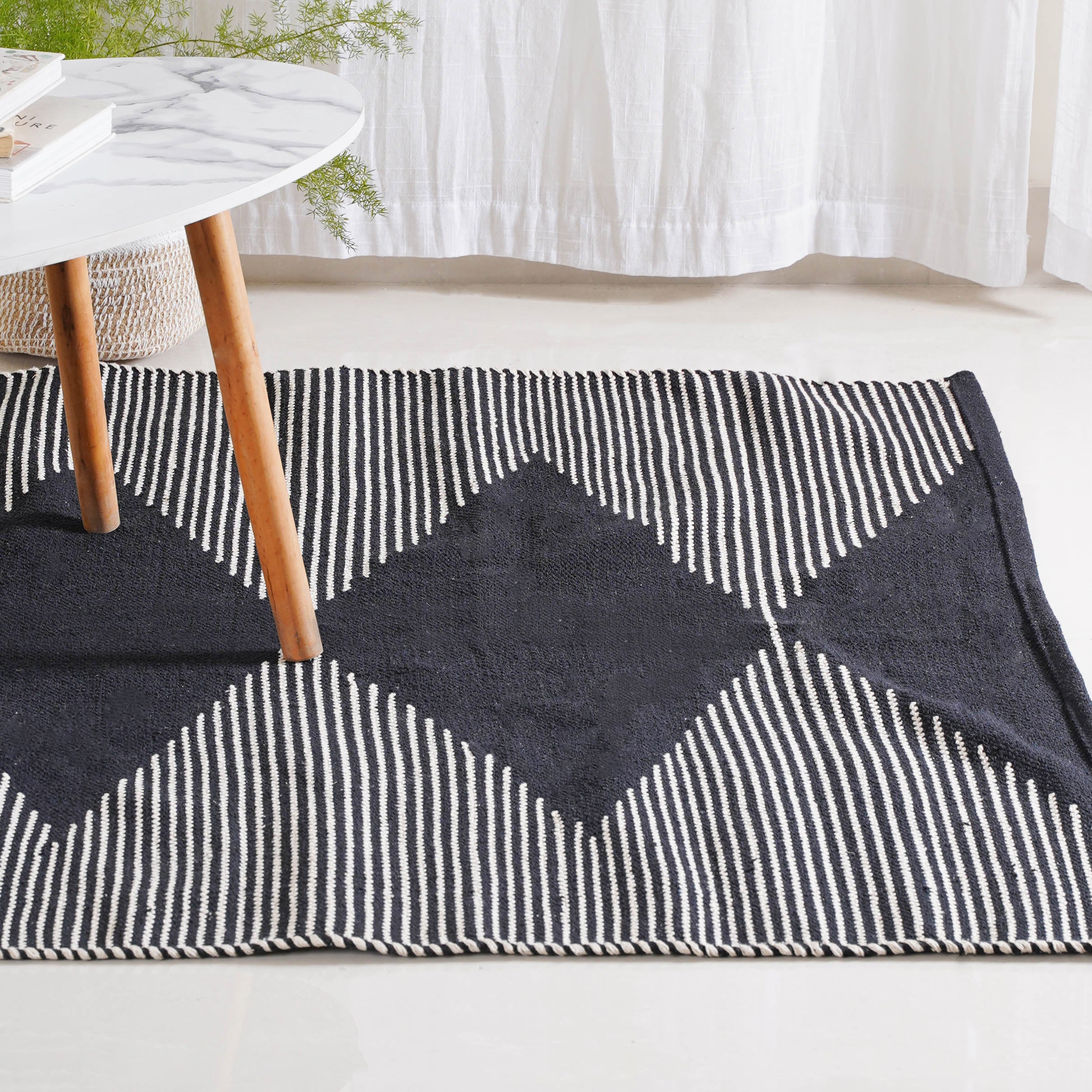 Black Diamond Rug for Living Room - Image 13
