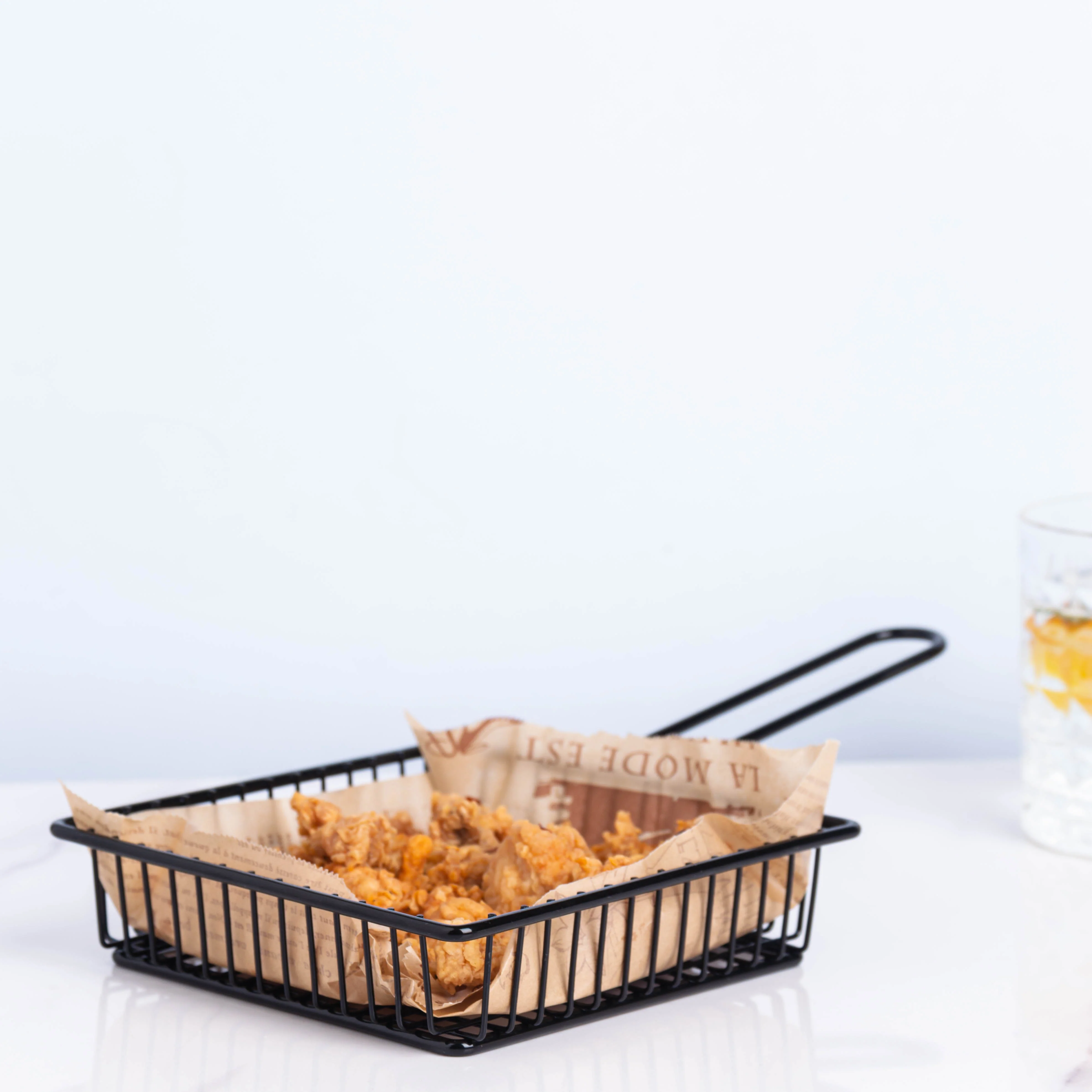 Black French Fry Basket - Image 2