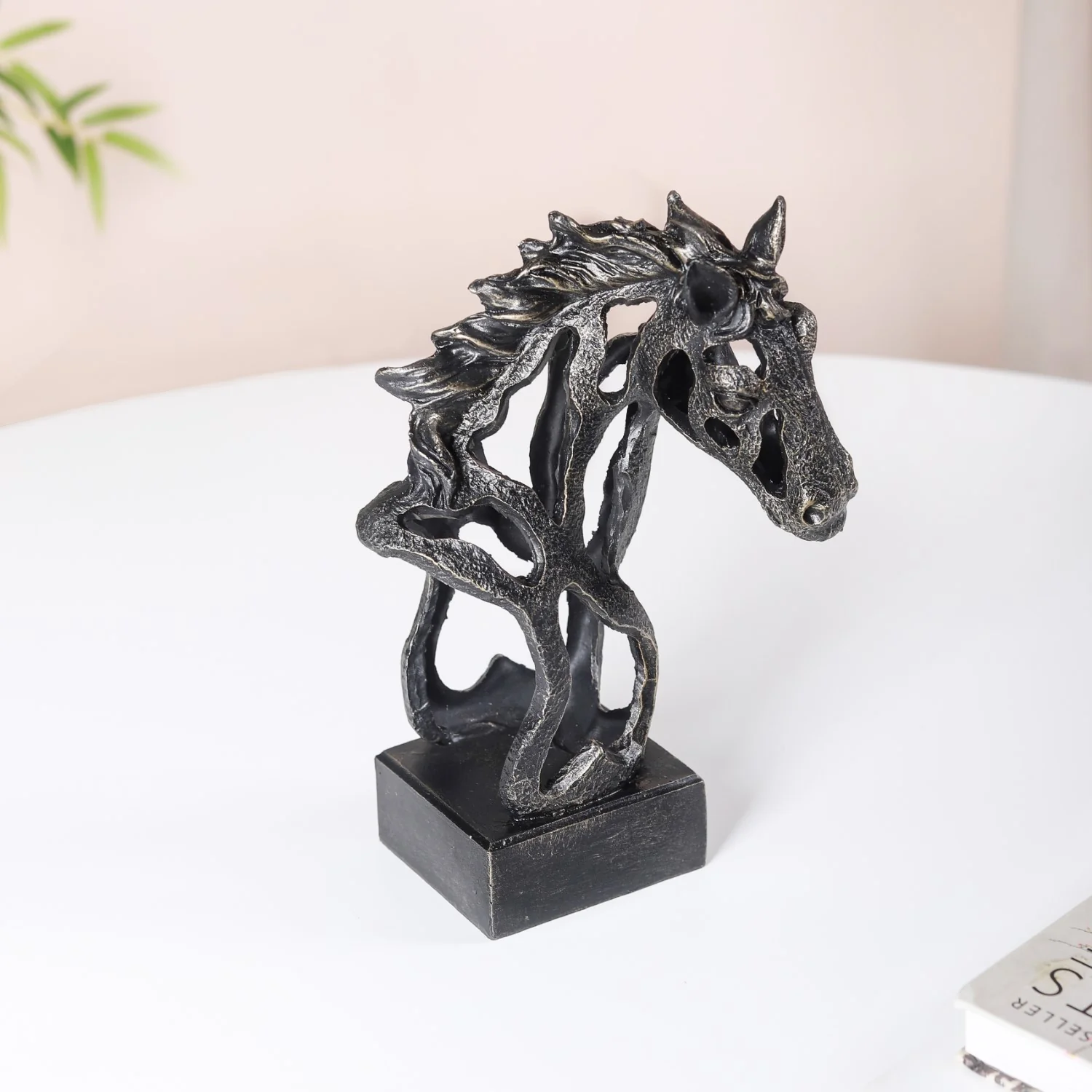 Black Horse Decorative Showpiece - Image 9