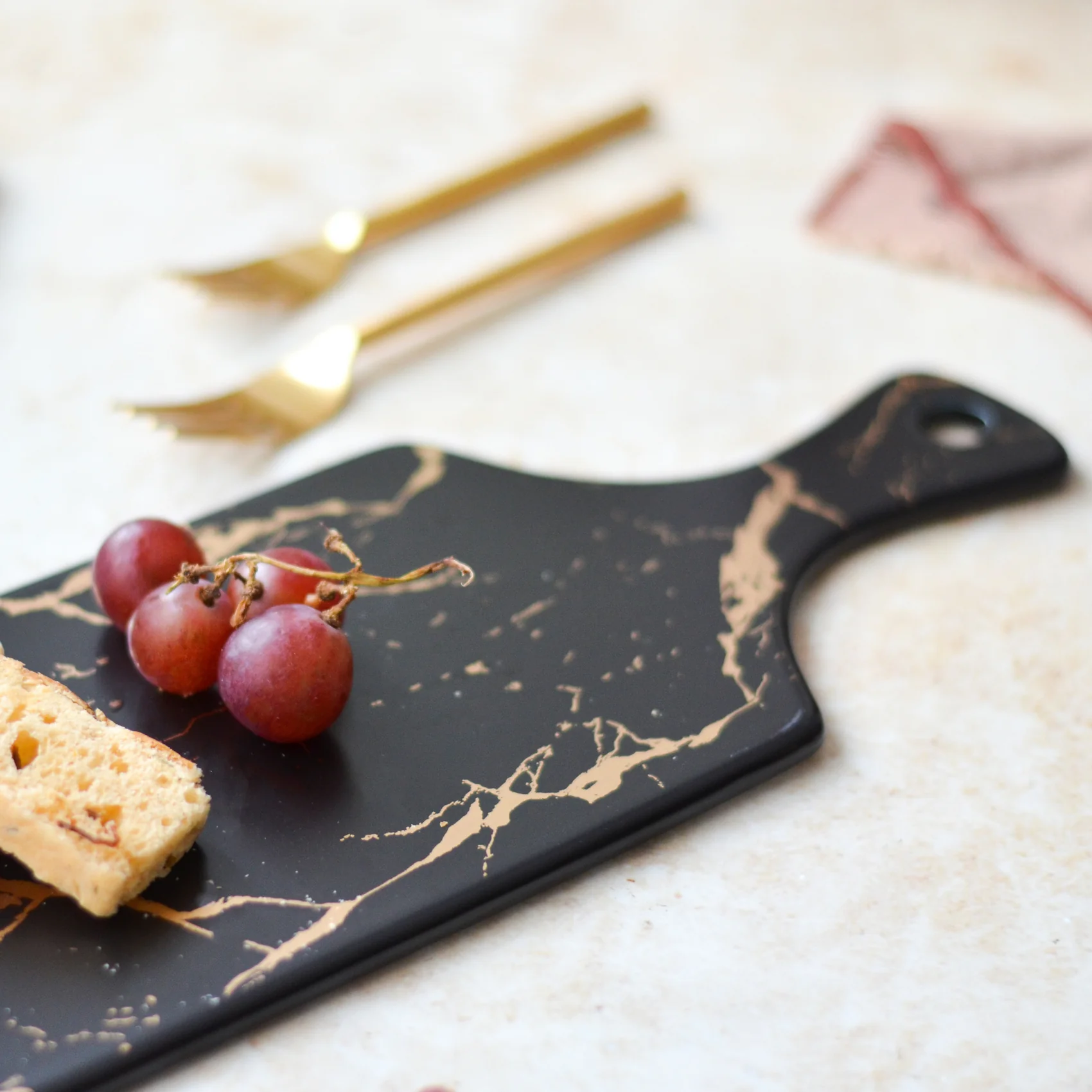 Black Marble Serving Platter - Image 11