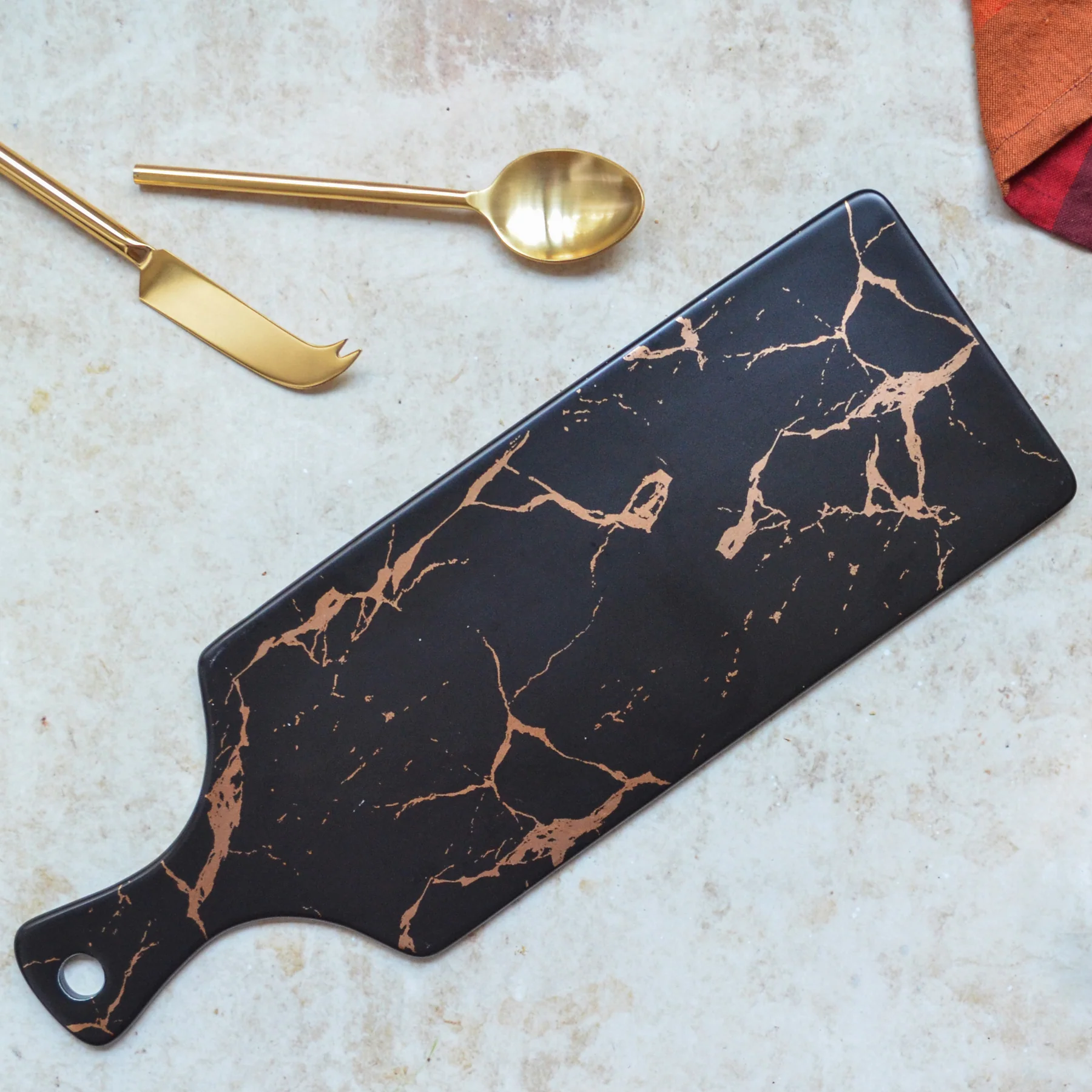 Black Marble Serving Platter - Image 5