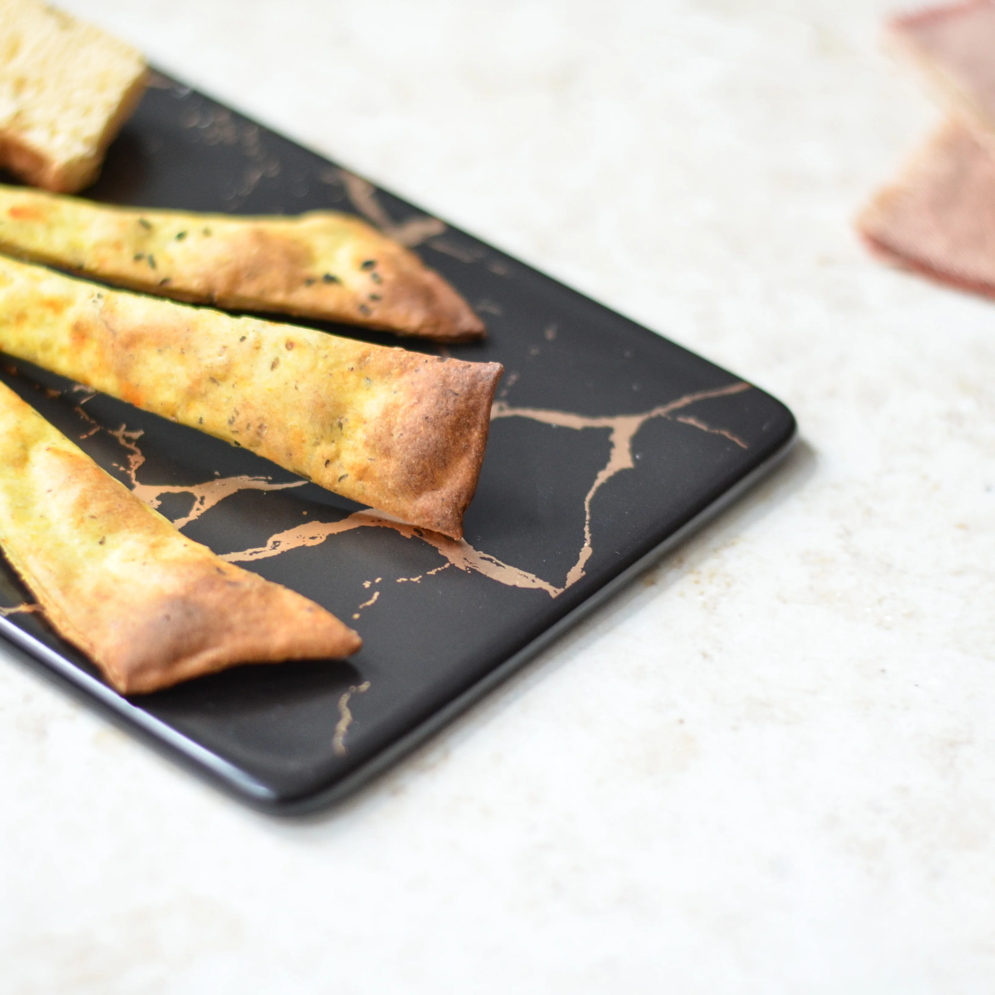 Black Marble Serving Platter - Image 9