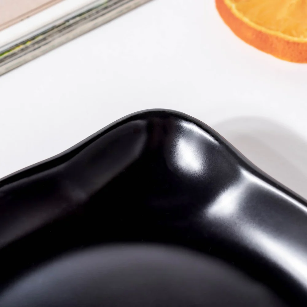 Black Microwavable Baking Tray 6 inch - Image 4