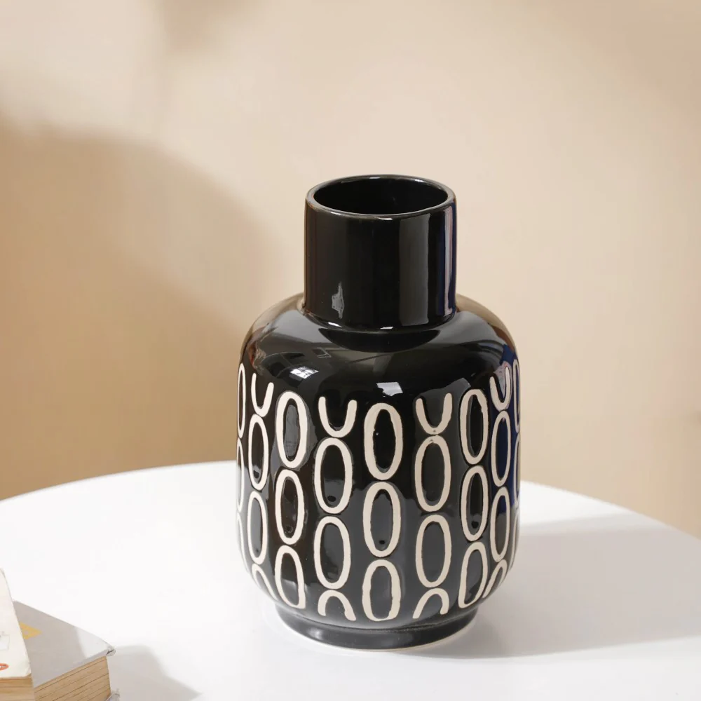 Black Room Decor Vase - Image 6