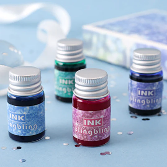 Bling Glass Dip Pen With 4 Ink Bottles - Image 12