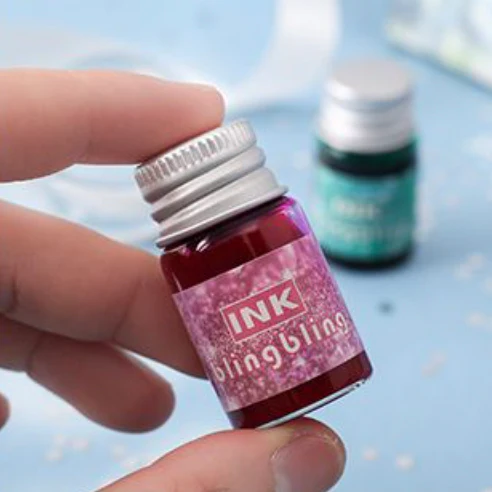 Bling Glass Dip Pen With 4 Ink Bottles - Image 6