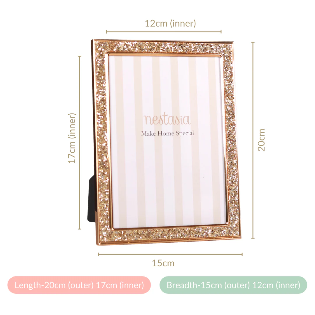 Bling Gold Photo Frame 7.5"x6" - Image 5