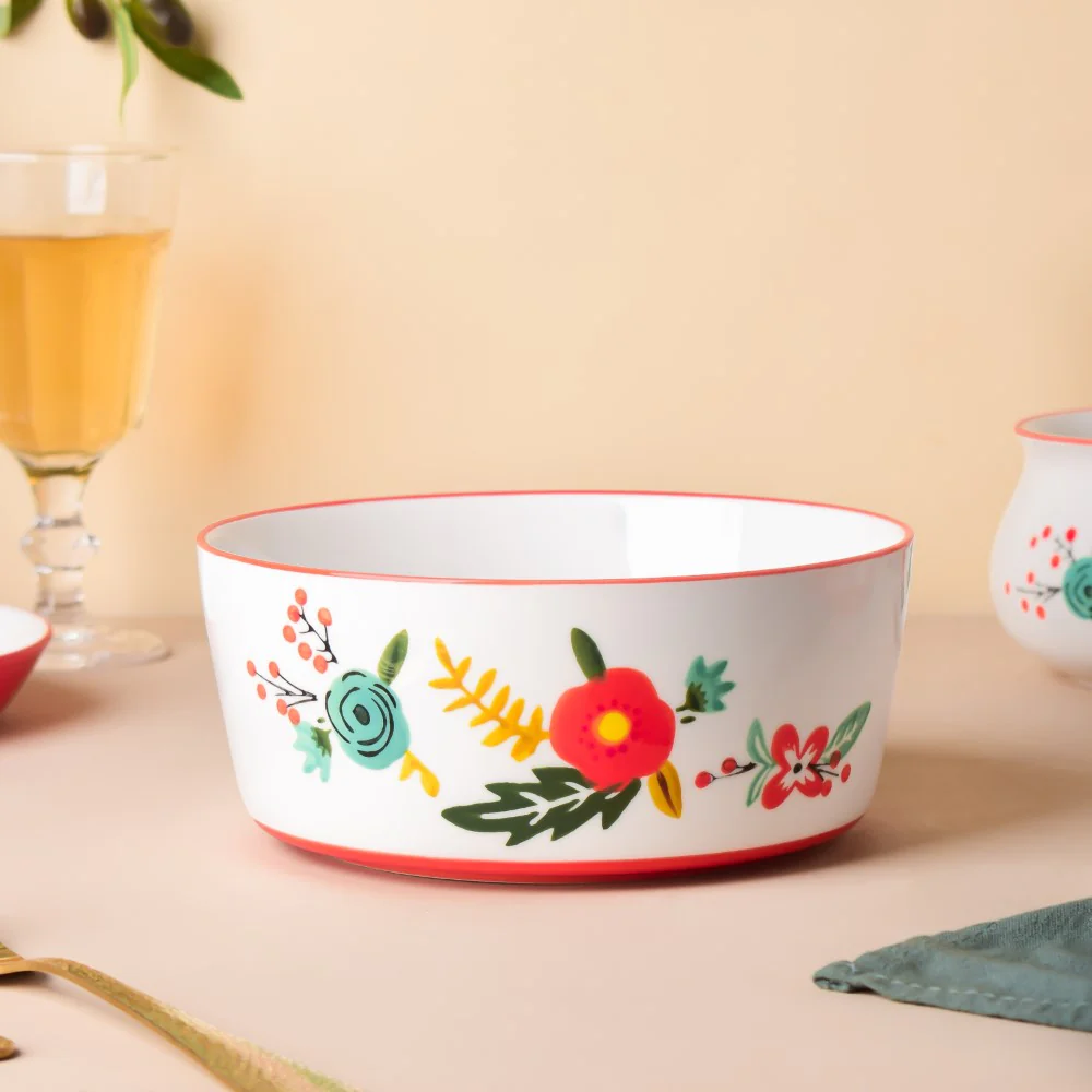 Bloom Red 27 Piece Dinner Set For 6 - Image 5