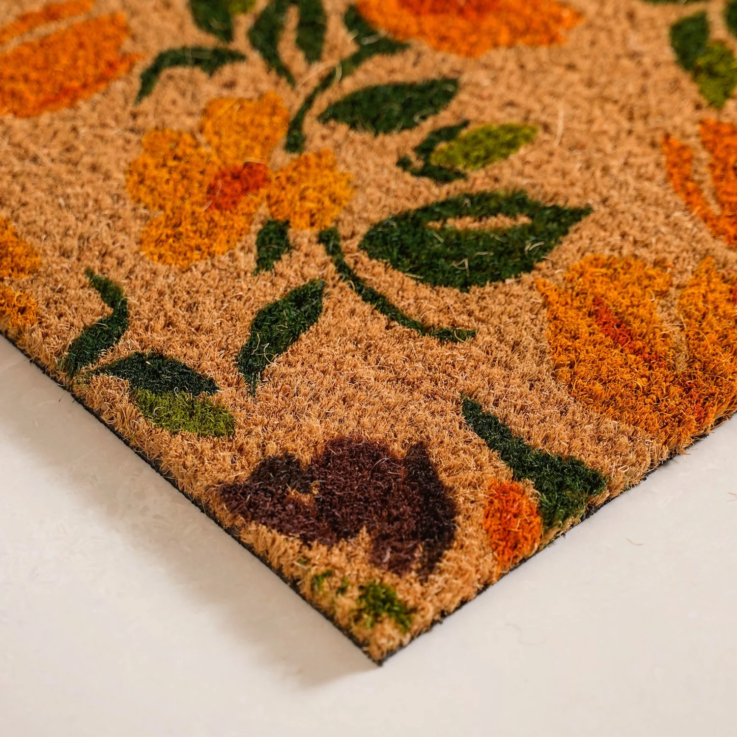 Blooming Daffodils Printed Coir Doormat 24x16 Inch - Image 3