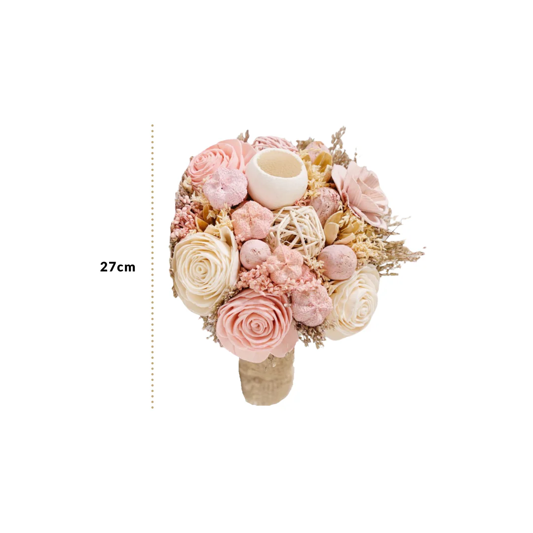 Blooms of Love Sustainable Rakhi Gift Set Of 4 - Image 11