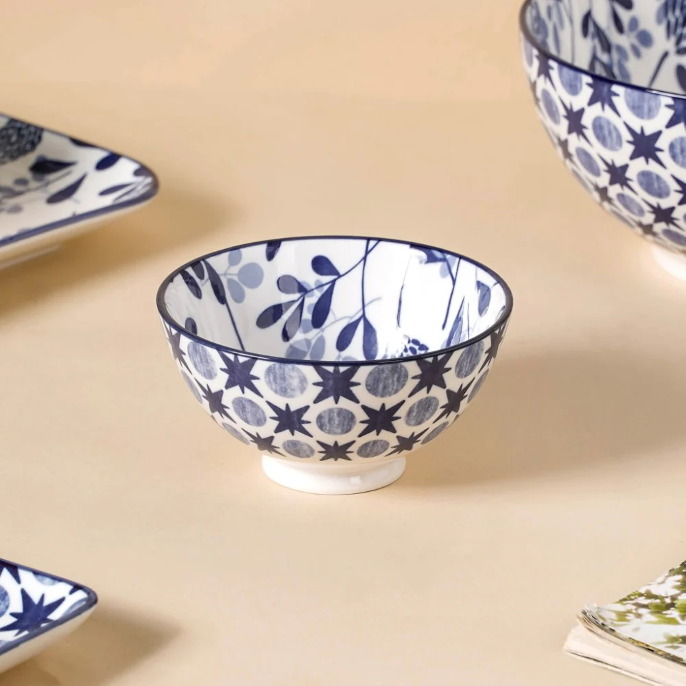 Blue 26 Piece Dinnerware Set For 6 - Image 17