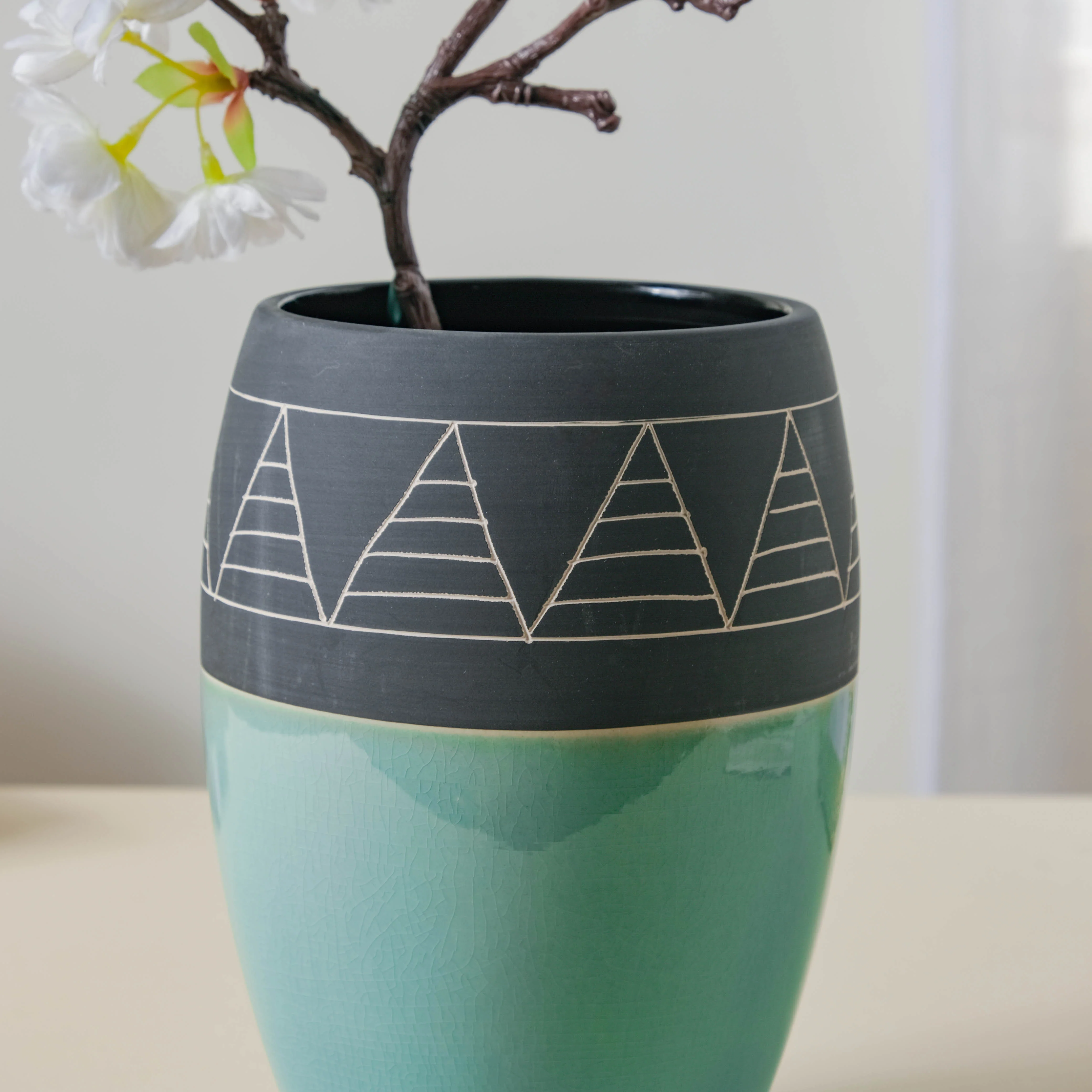 Blue and Black Vase - Image 4