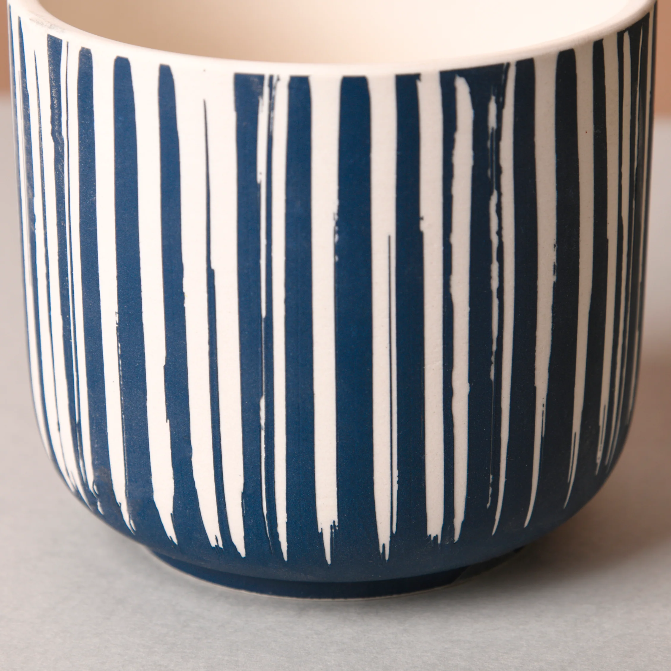 Blue and White Ceramic Flower Pot - Image 4